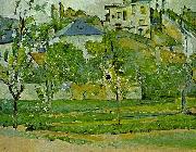 Paul Cezanne Obstgarten in Pontoise oil painting on canvas